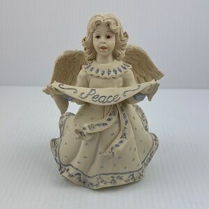 Sarah's Angels Peace Figurine Vintage Resin Angel by Cheri Lane